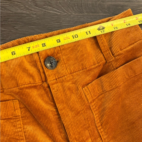 Anthropologie Maeve The Colette Corduroy Crop Wide-Leg Pants in caramel s 29 - Picture 6 of 7